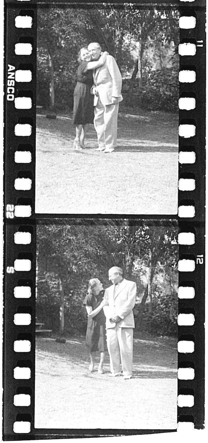 Alfred and Kitty together in California