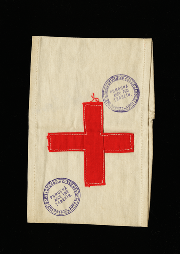 Nurse’s Armband from Theresienstadt, undated. AR 11397, 2006.18.