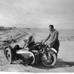 Atina Grossmann’s parents in the Iranian desert, 1939