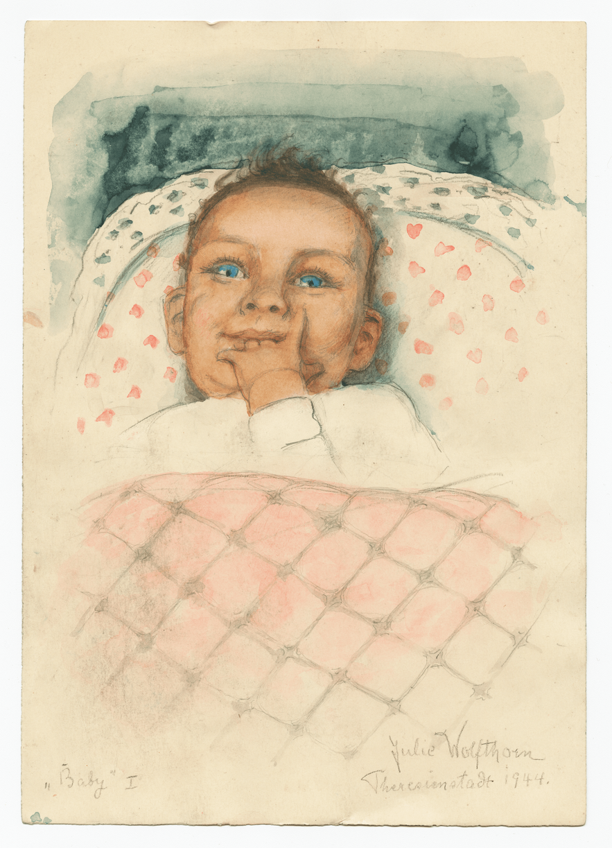 Julie Wolfthorn, Baby I, 1944. LBI, 89.8.