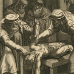 17th-century print depicting ritual murder of Bavarian boy by Jews
