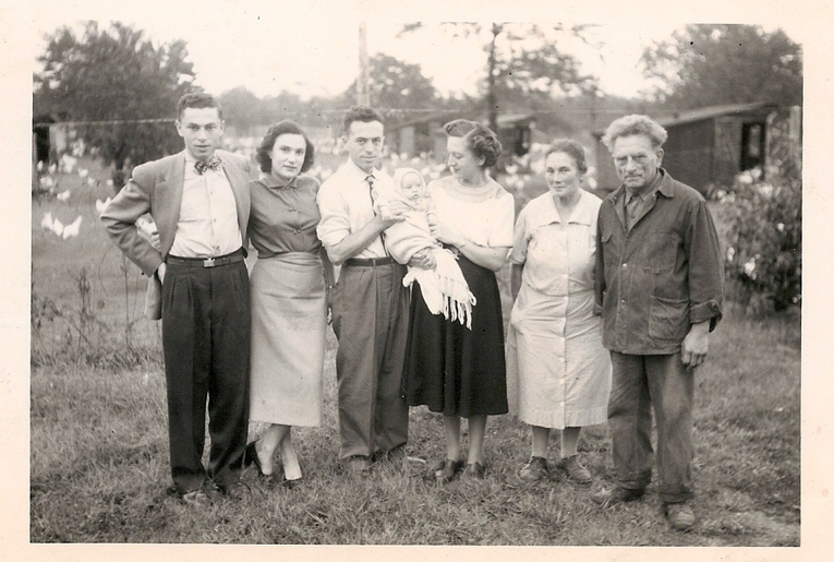 c1949 w baby Michael