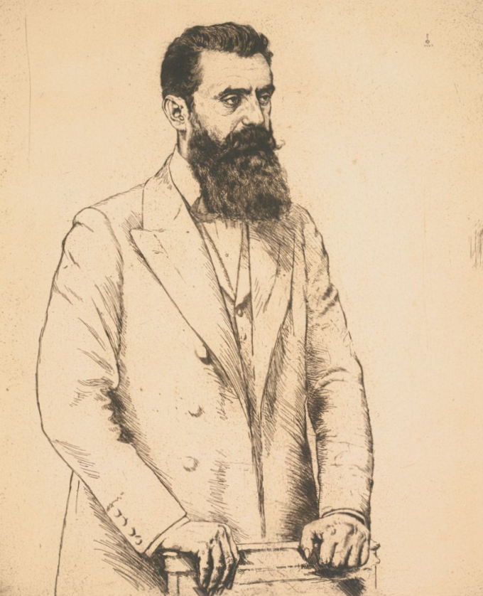 Portrait of Theodore Herzl