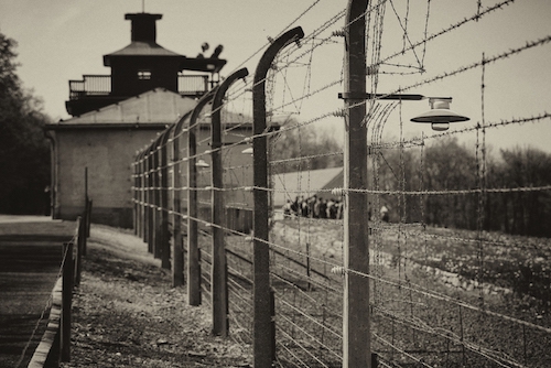Buchenwald fence and tower