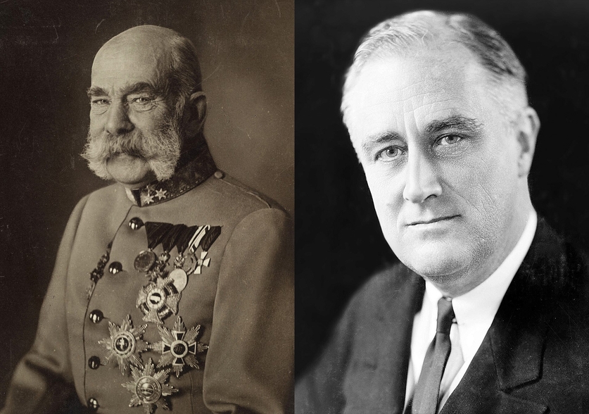 franz joseph fdr collage