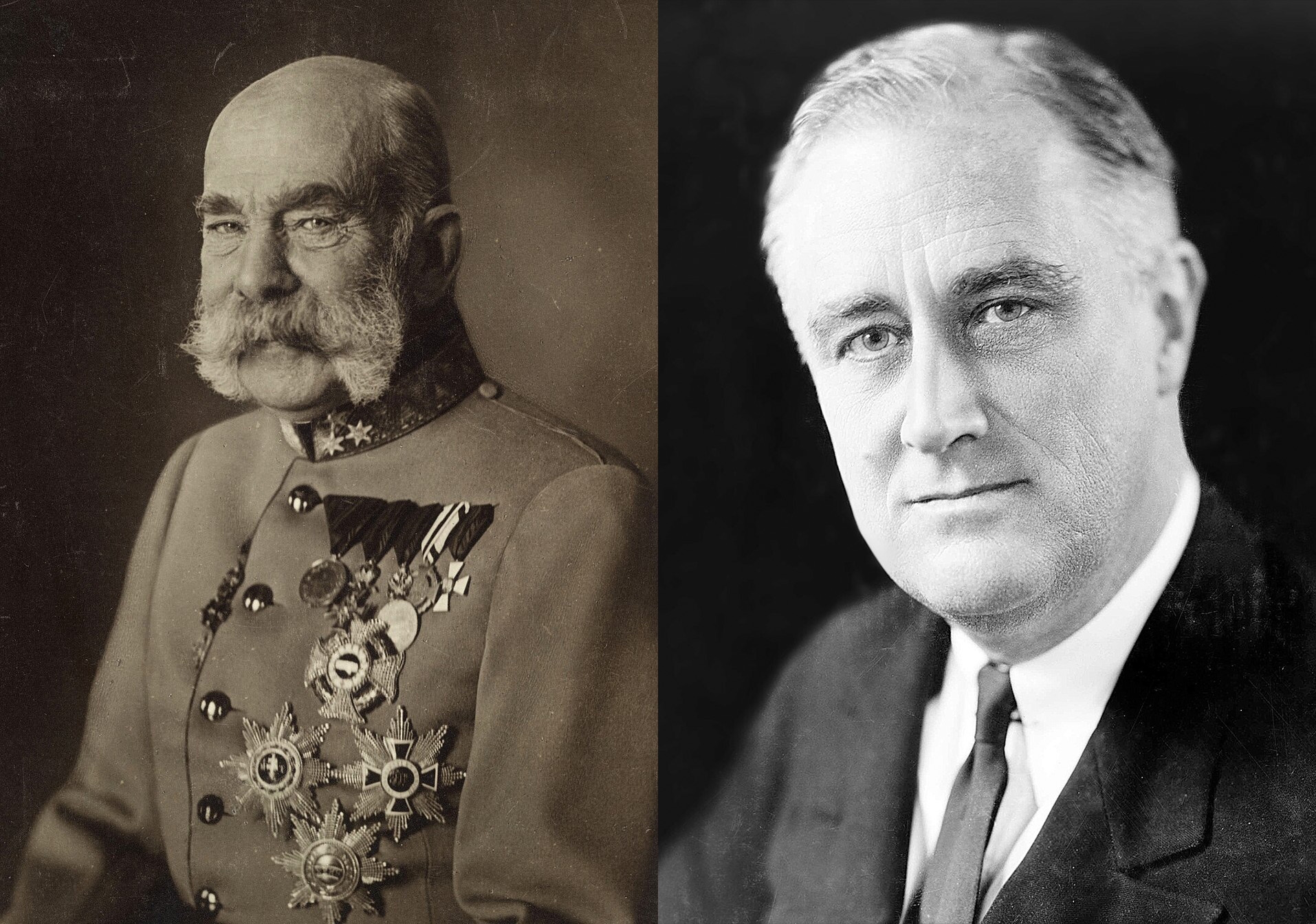 franz joseph fdr collage