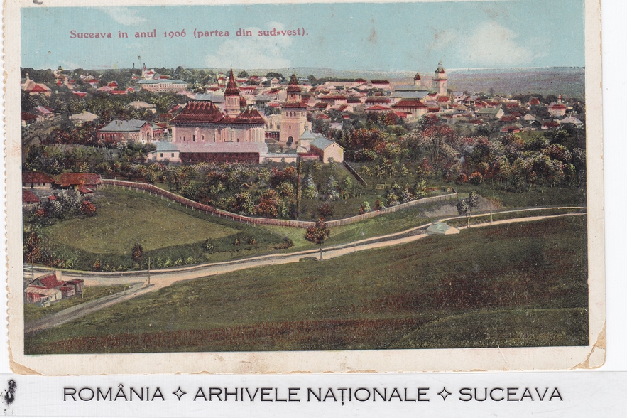 Postcard - Suceava in 1906
