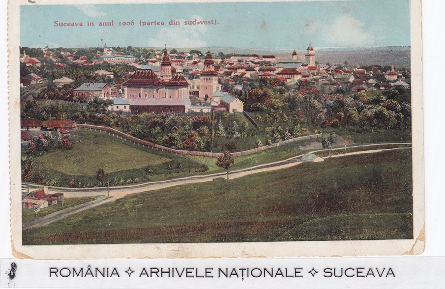 Postcard - Suceava in 1906
