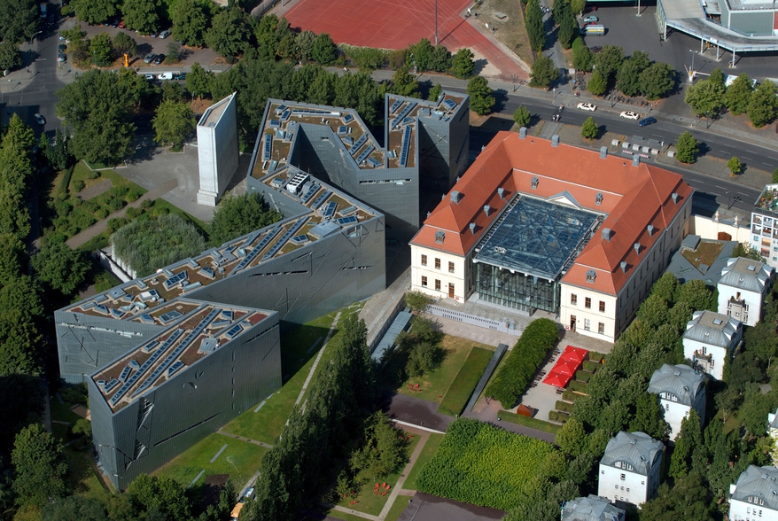 Jewish Museum Berlin aerial view