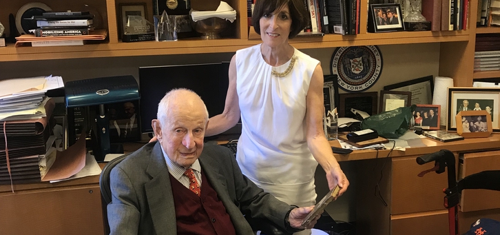 Karen Franklin and Robert Morgenthau