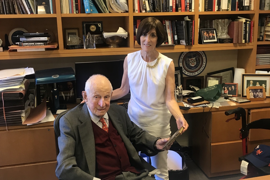 Karen Franklin and Robert Morgenthau