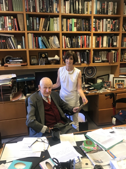 Karen Franklin and Robert Morgenthau