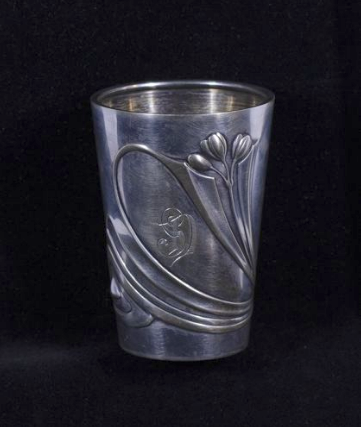 Art Noveau style kiddush cup