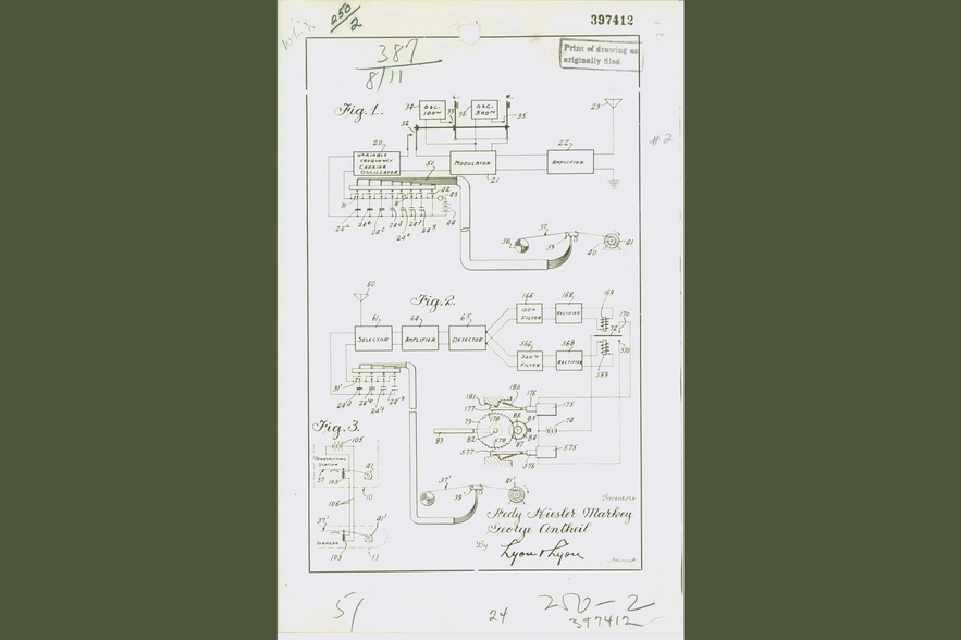 lamarr kiesler antiel patent