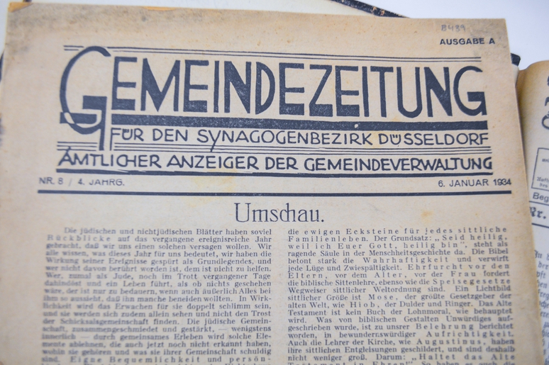 Gemeindezeitung für den Synagogenbezirk Düsseldorf (1930-1937)