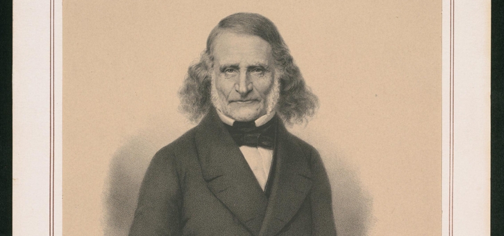 Portrait of Leopold Zunz by Carl Fischer