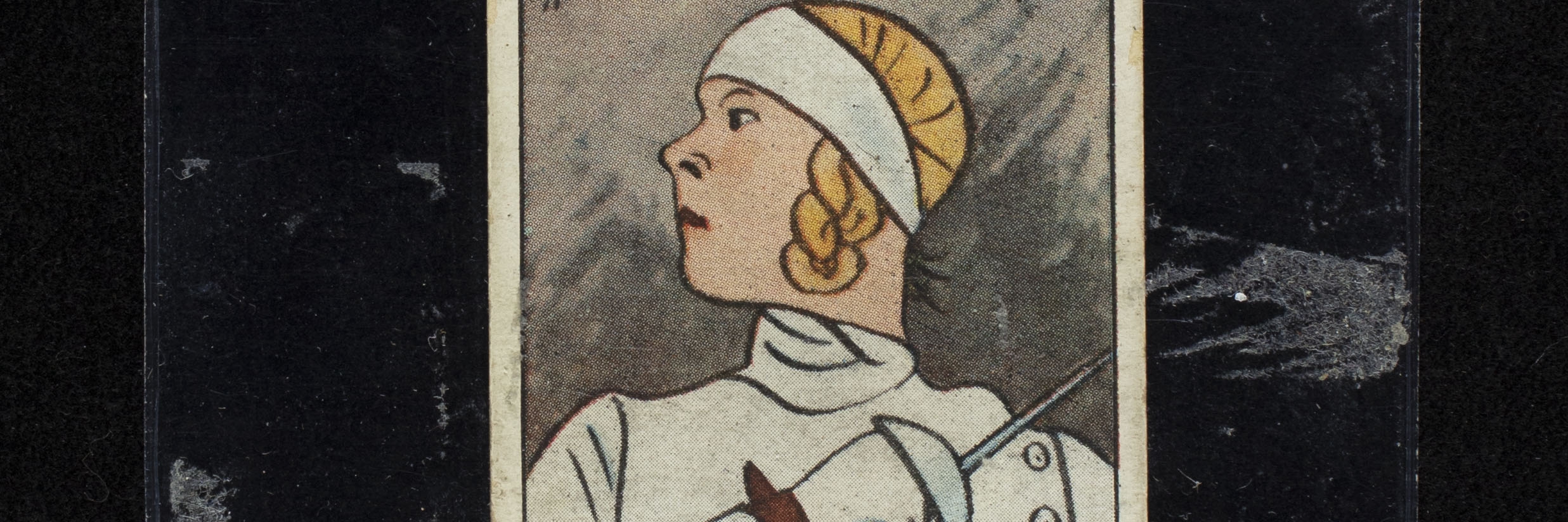 Illustrated Cigarette Trading Card for Helene Mayer