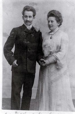 Moritz Vierfelder and Elsa Laupheimer, Buchau, c. 1900
