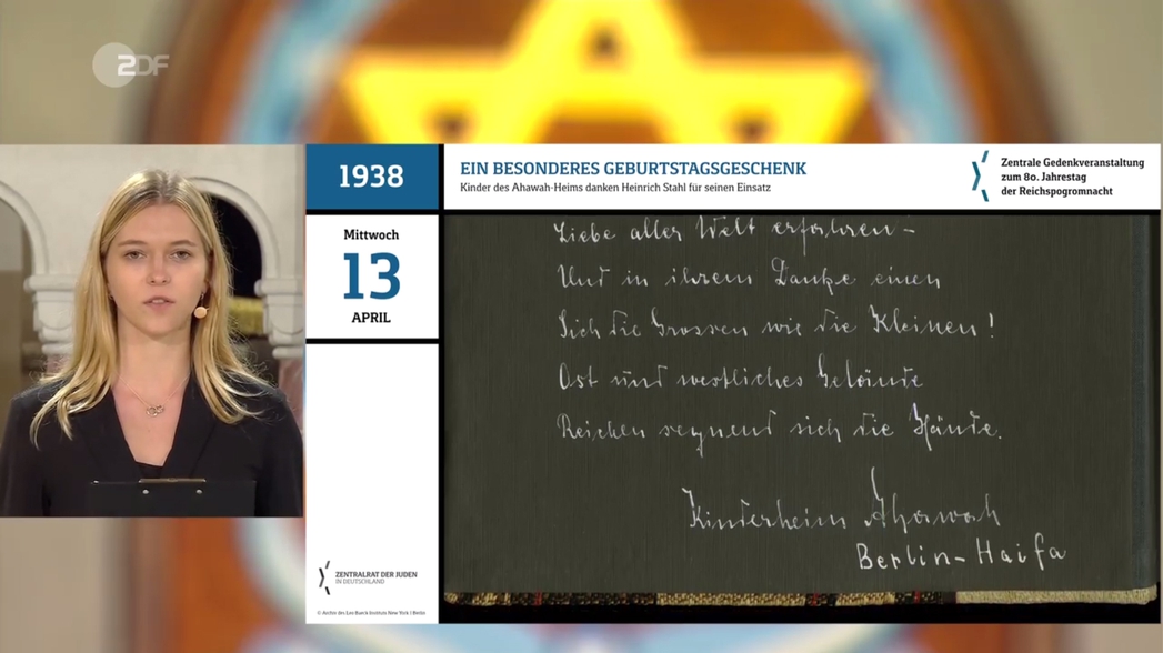 Rykestrasske Kristallnacht Commemoration