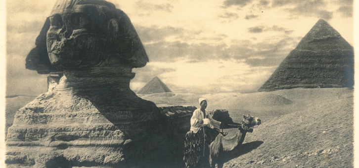 Sphinx and Camel Photograph