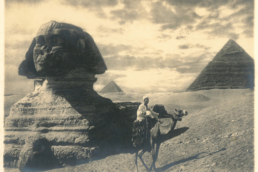 Sphinx and Camel Photograph