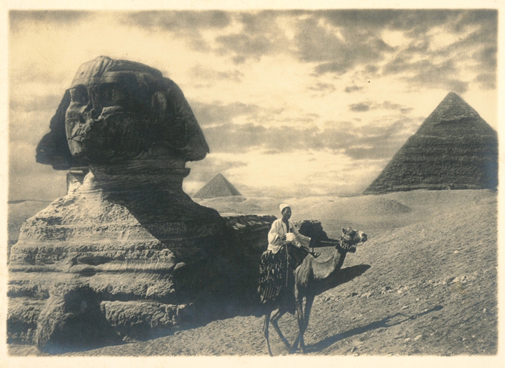 Sphinx and Camel Photograph